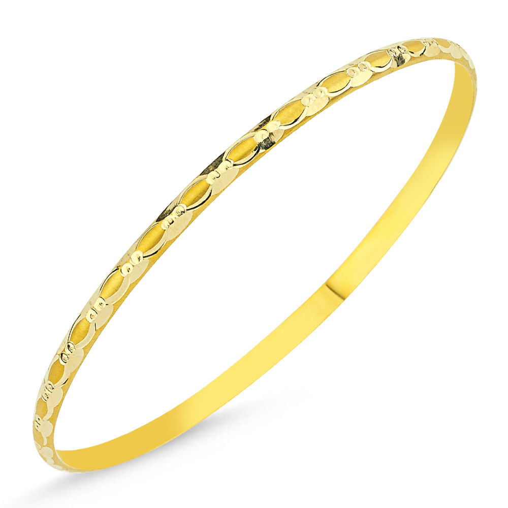 Solid Gold Twisted Bracelet