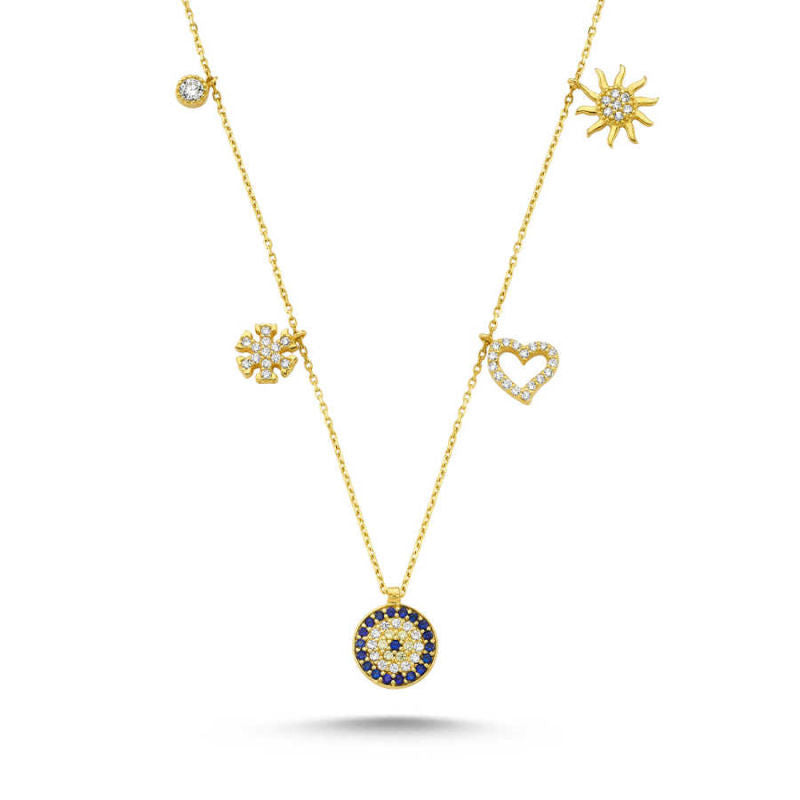 Solid Gold Lucky Necklace