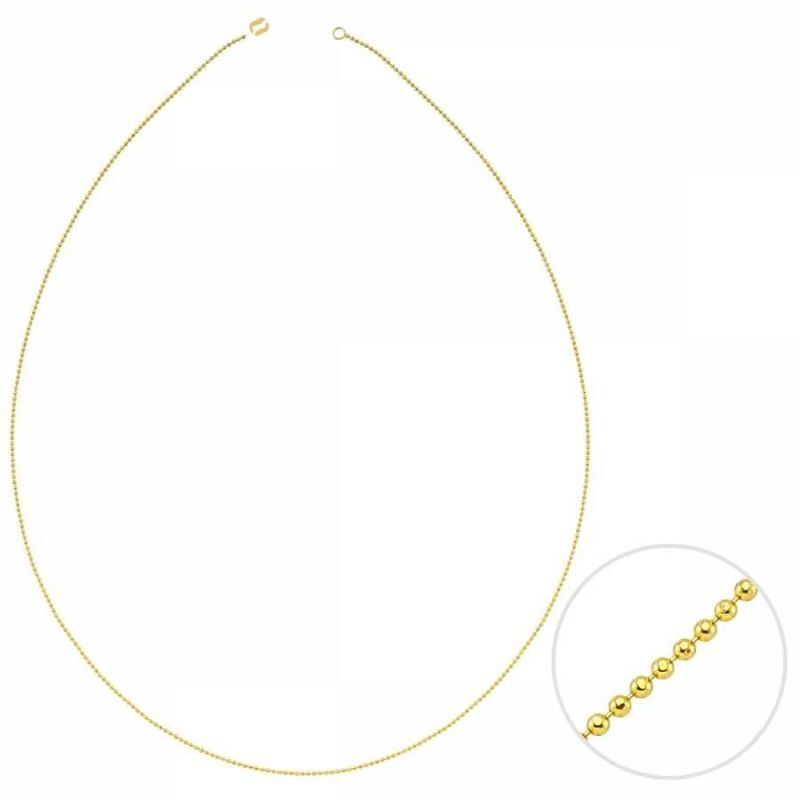 Solid Gold Ball/Bead Chain