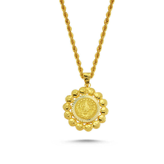 Solid Gold Tugra Necklace Daisy Design