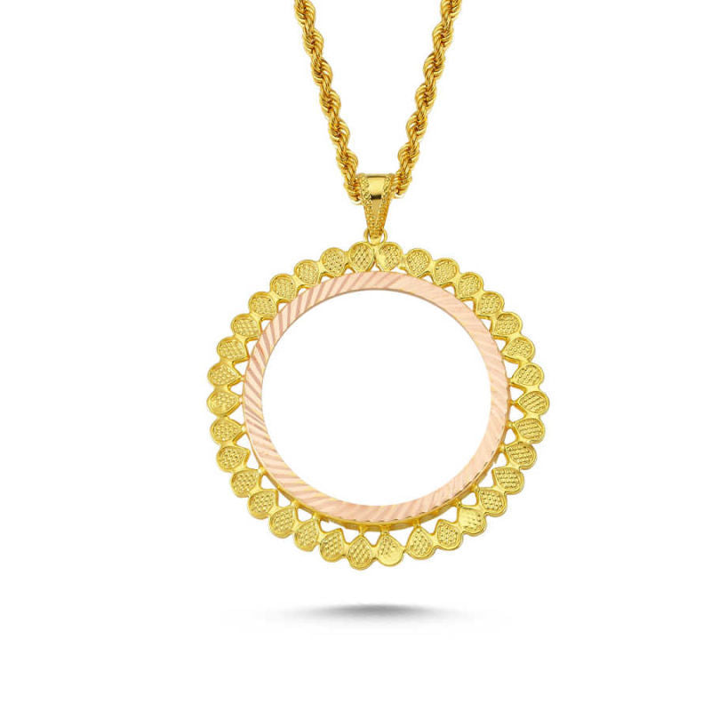 Solid Gold Tugra Necklace Solid Gold Daisy