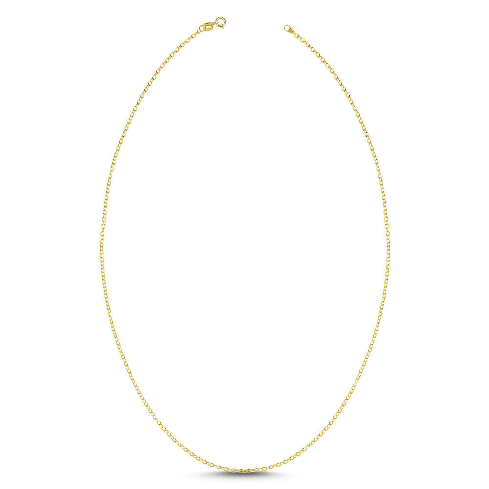 Solid Gold Chain Mirror Force 50 cm