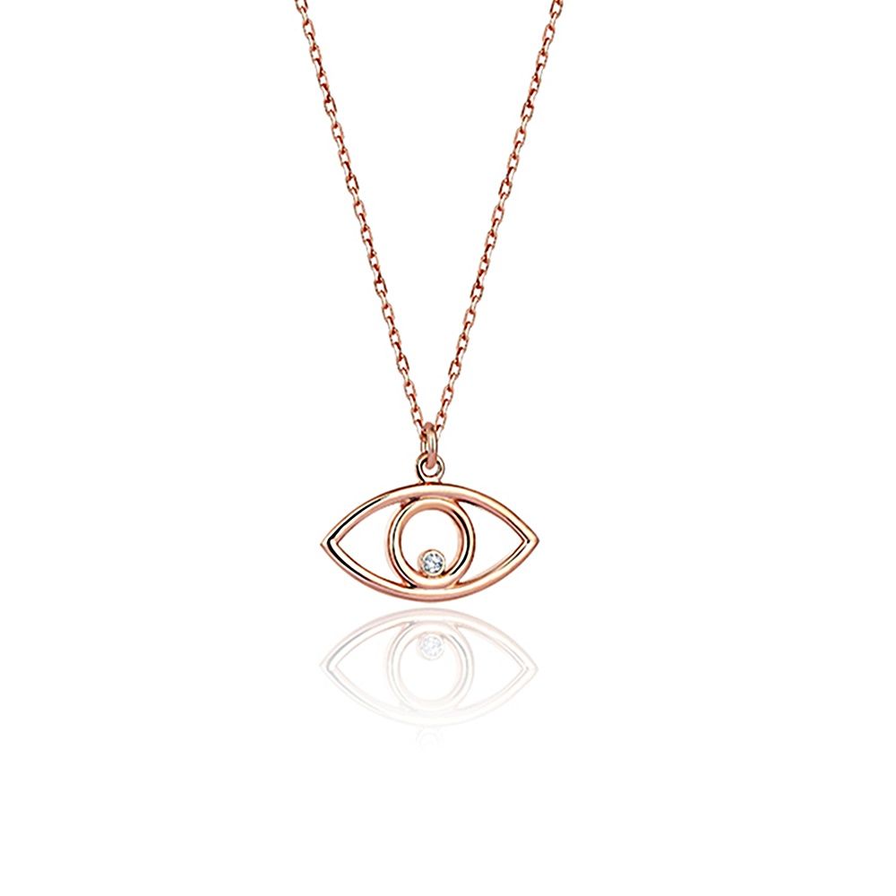 Evil Eye Diamond Necklace