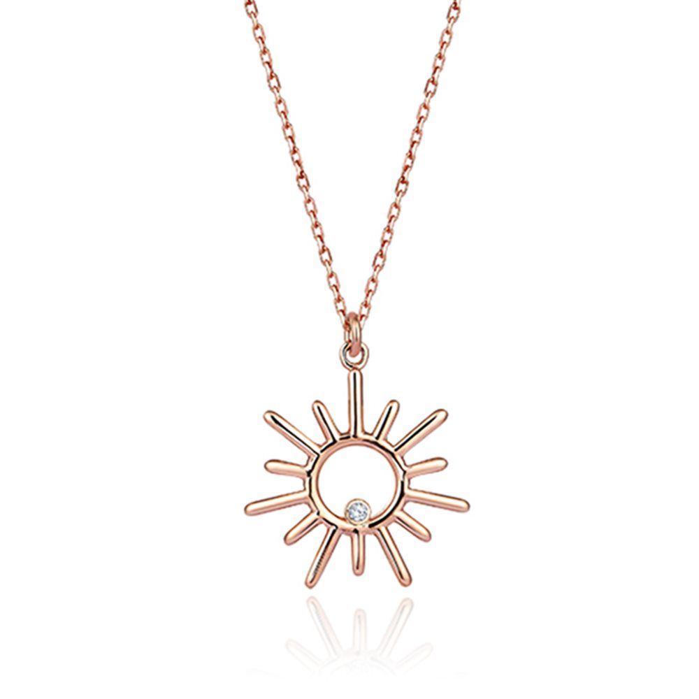 Sun Diamond Necklace