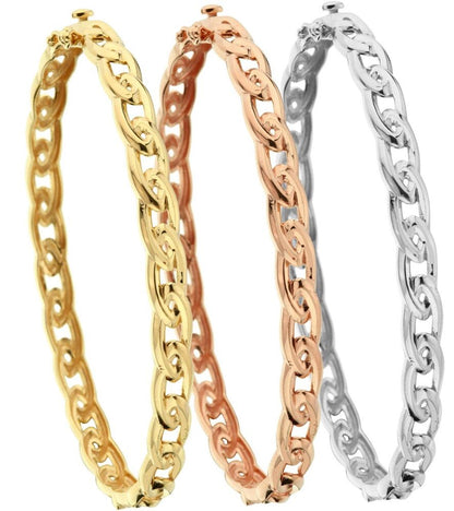 14K Solid Gold Gourmet Bracelet