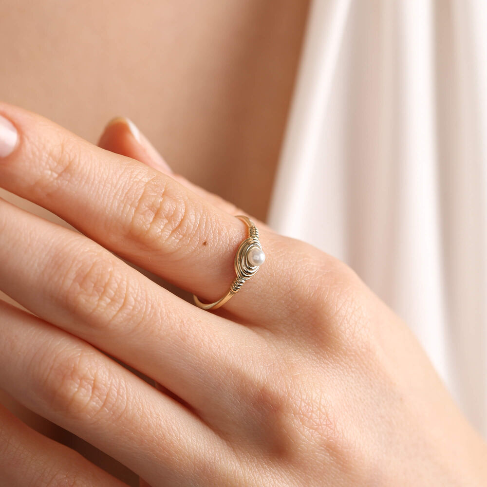 Pearl Ring 14K Pearl