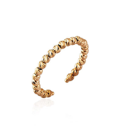Italy Dorica Solid Gold Ring 14K Solid Gold