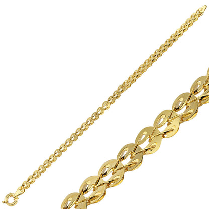 Italy Design Solid Gold Bracelet 14K Solid Gold