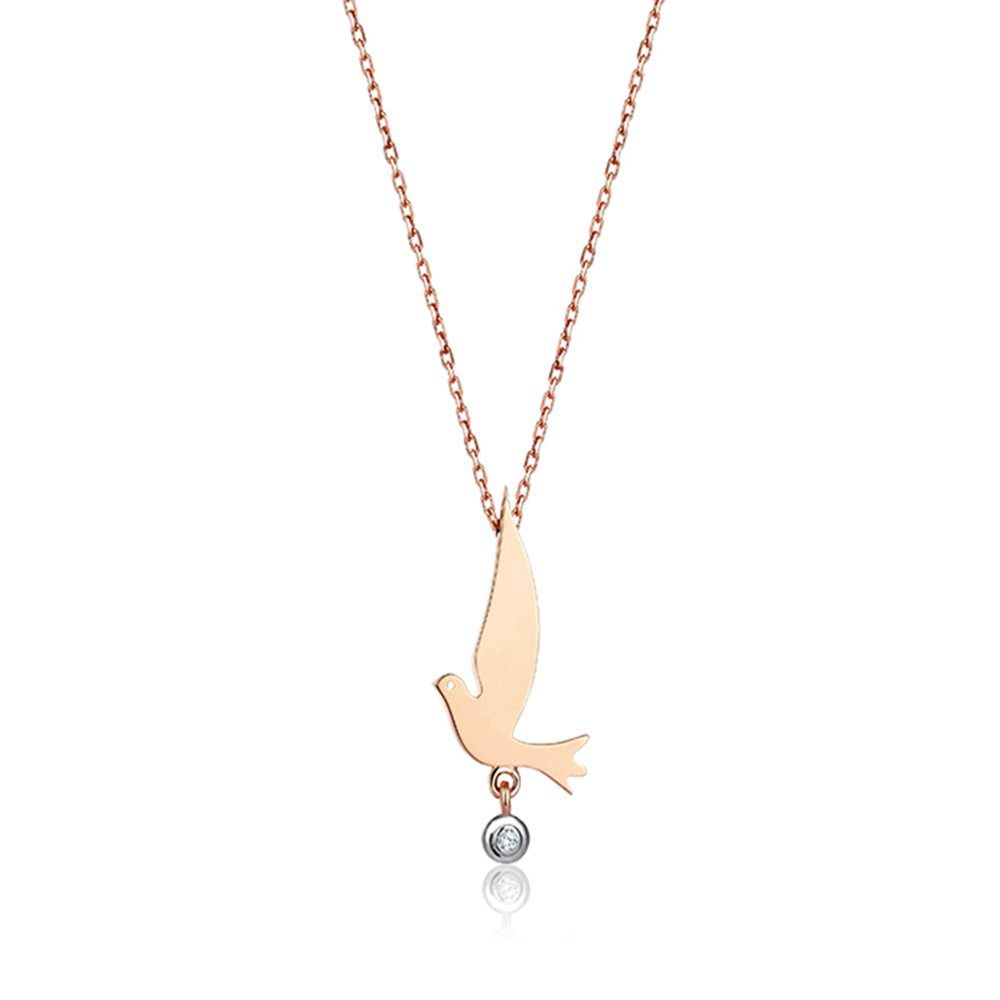 Swallow Diamond Necklace