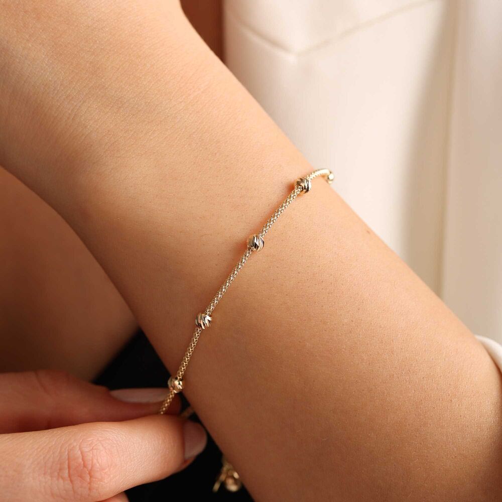 Bird Cage Solid Gold Bracelet Dorica