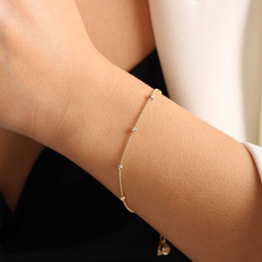 Bird Cage Solid Gold Bracelet Dorica