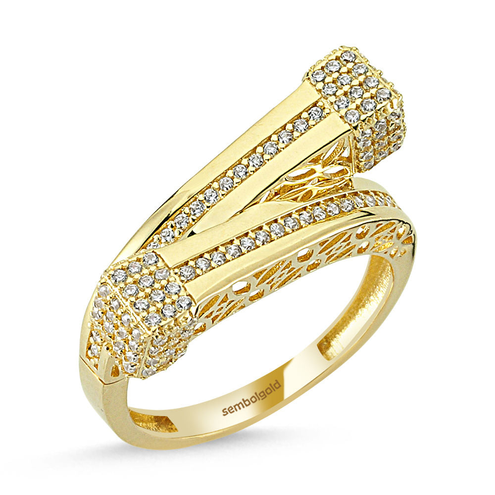 14K Solid Gold Special Design Ring