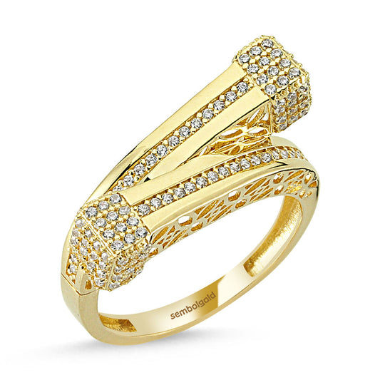 14K Solid Gold Special Design Ring