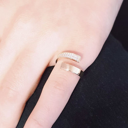 Rose Solid Gold Joint Ring