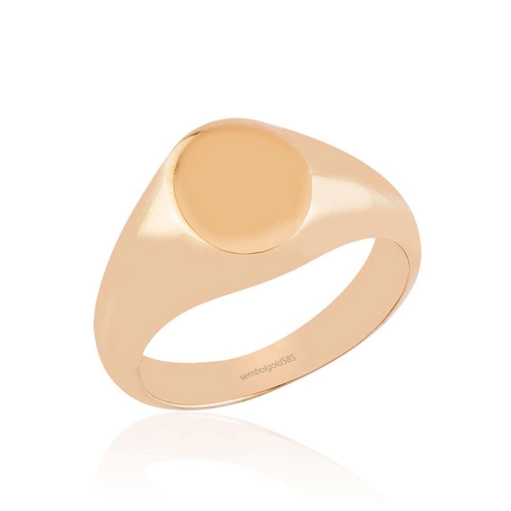 Knight Rose Solid Gold Ring 14K