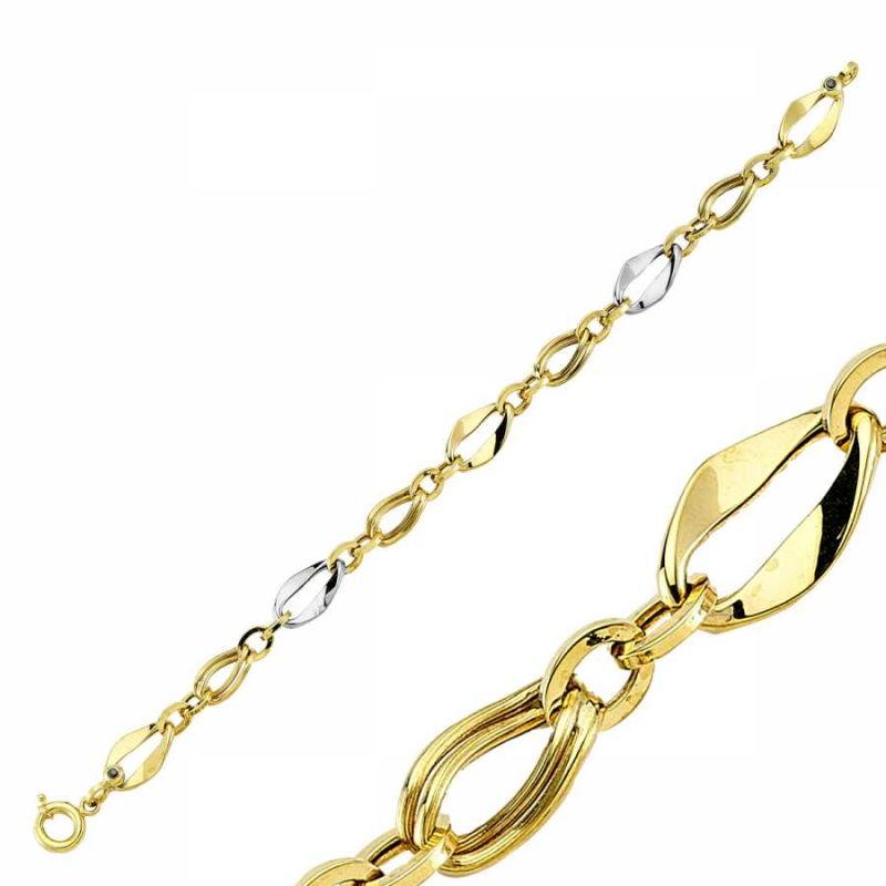 Solid Gold Bracelet Hollow