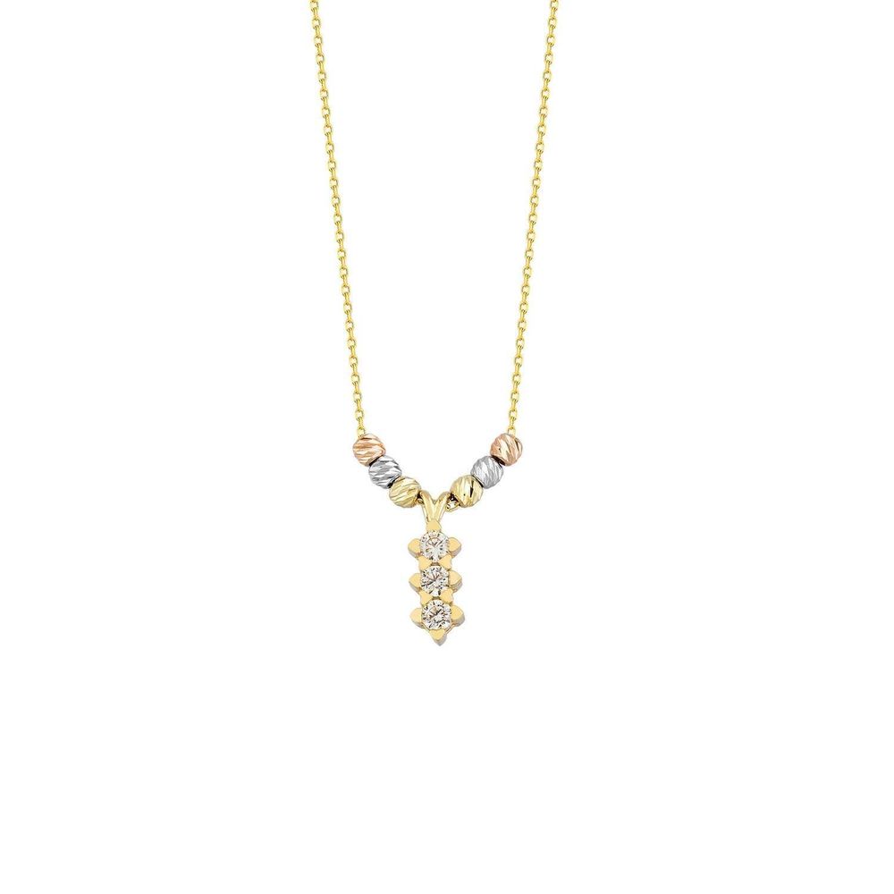 Tria Solid Gold Necklace Dorica