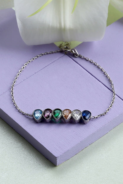 Silver Drop Bracelet