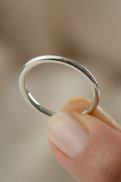 Silver Wedding Ring