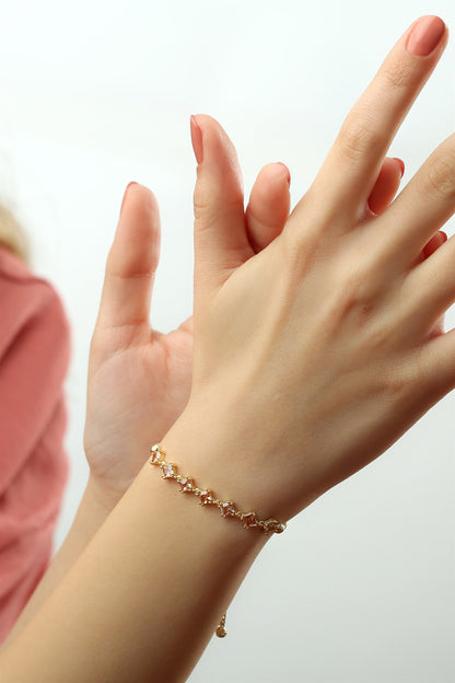 Silver Princess Gemstone Elevator Bracelet