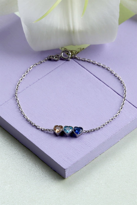 Pulsera Corazón de Plata