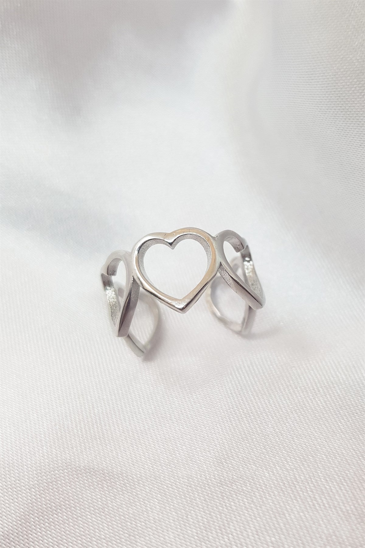 Anillo Corazón de Plata