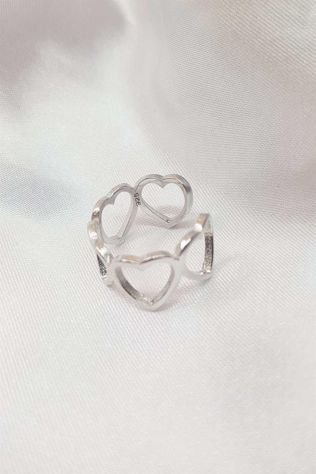 Anillo Corazón de Plata