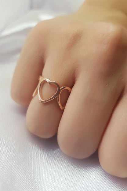 Anillo Corazón de Plata