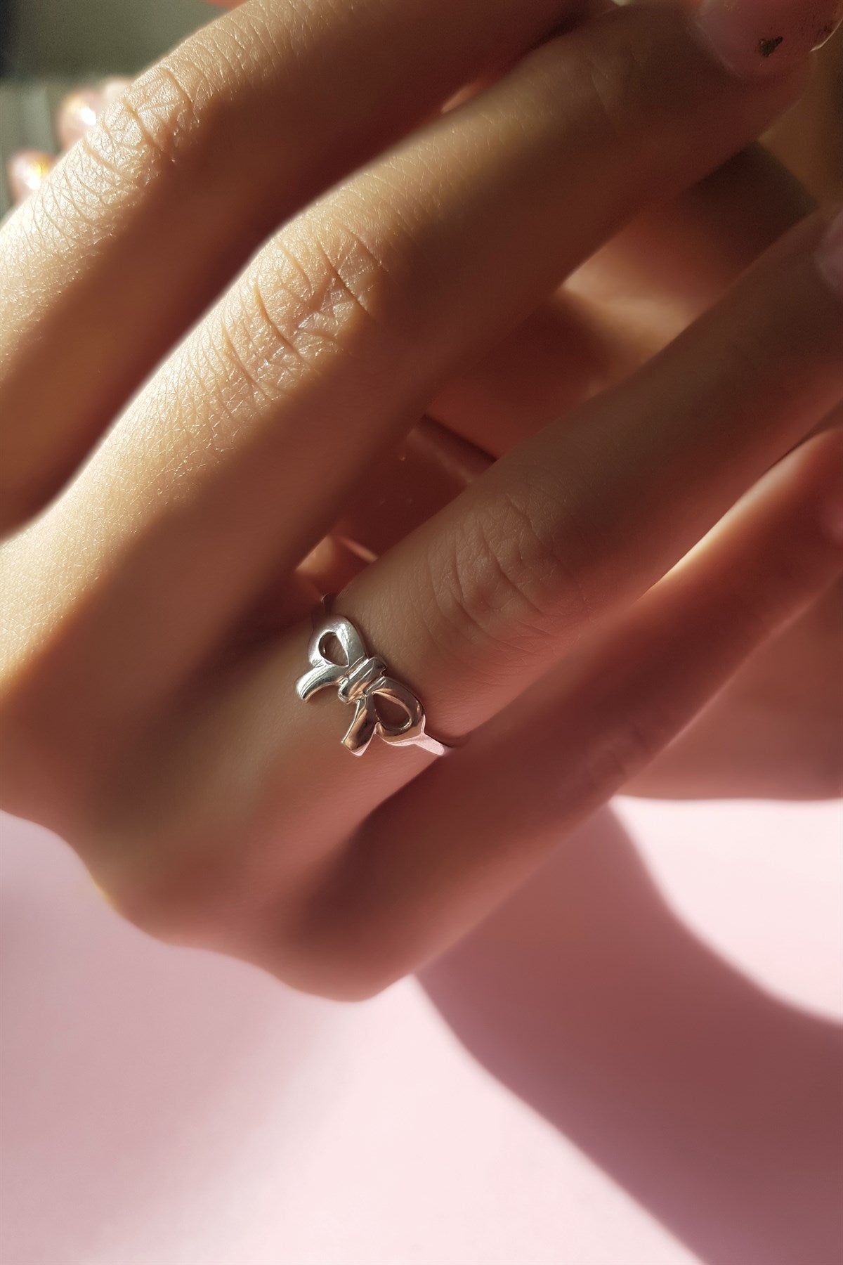 Silver Ribbon Ring