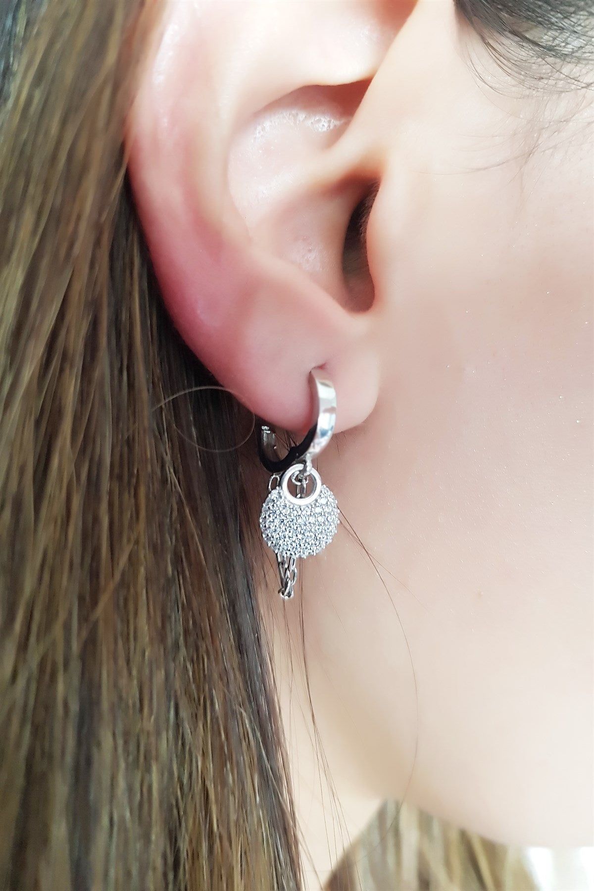 Silver Wobbly Earrings