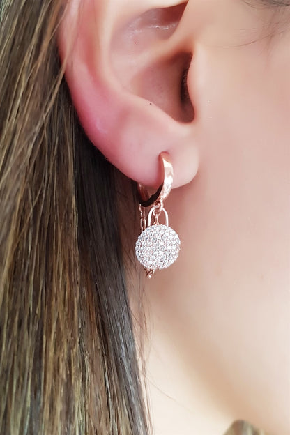 Silver Wobbly Earrings