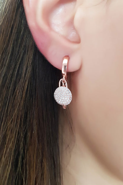 Silver Wobbly Earrings