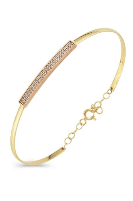 Solid Gold Six Gemstone Bracelet | 14K (585) | 4.20 gr