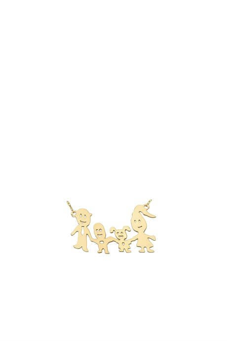 Solid Gold Aile Necklace | 14K (585) | 2.25 gr