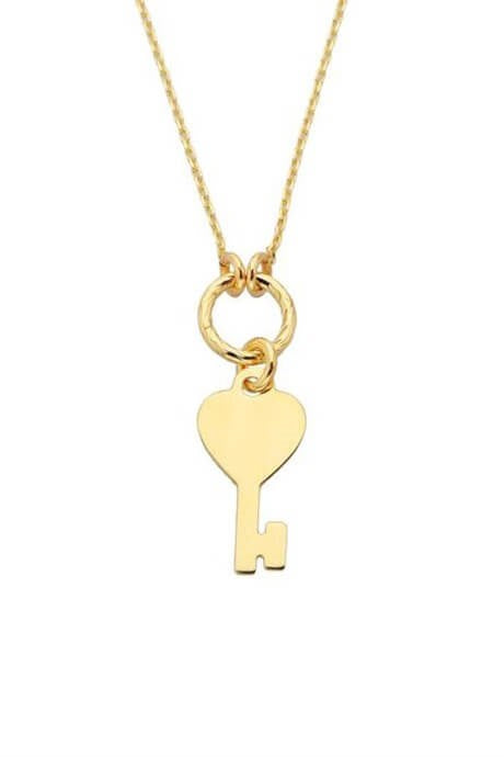 Solid Gold Key Necklace | 14K (585) | 1.00 gr