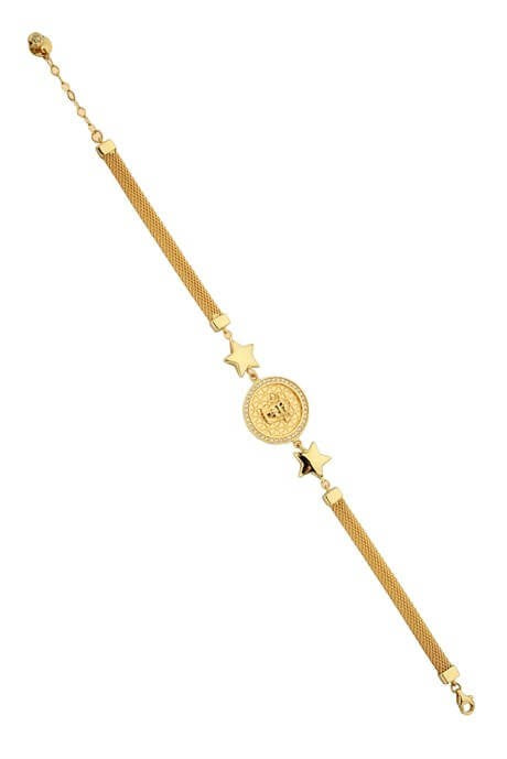 Bracelet à motif Asla en or massif | 14K (585) | 10,26 grammes