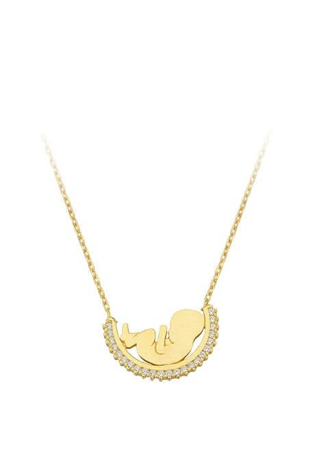 Solid Gold Baby Necklace | 14K (585) | 2.30 gr