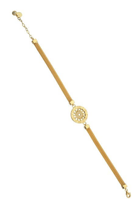 Pulsera de oro macizo con signo del zodiaco | 14K (585) | 9,96 gramos