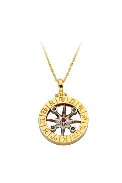 Solid Gold Zodiac Sign Necklace | 14K (585) | 4.75 gr