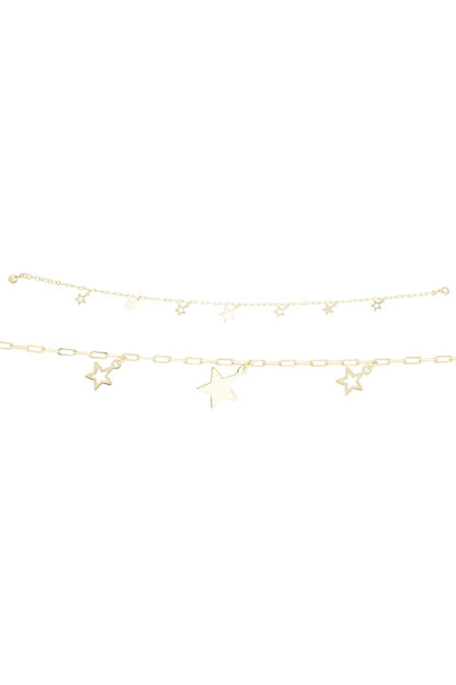 Solid Gold Charm Bracelet