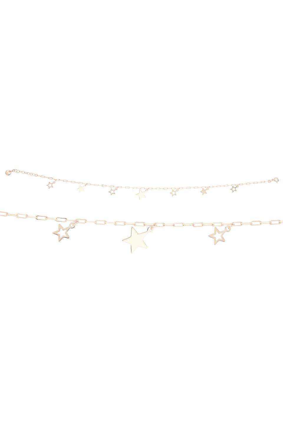 Solid Gold Charm Bracelet