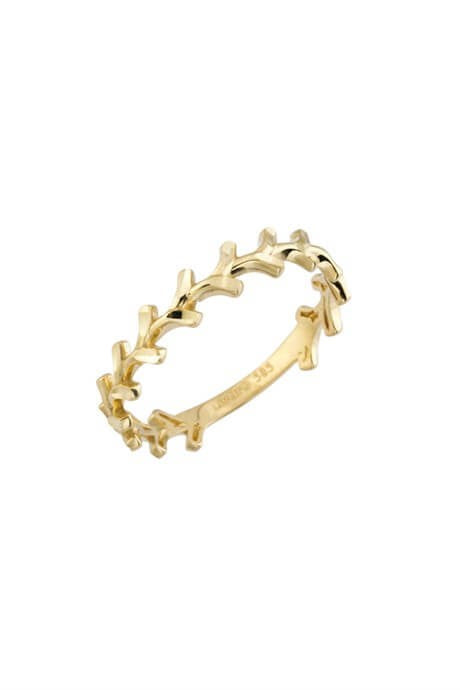 Anneau de branche en or massif | 14K (585) | 1,34 g