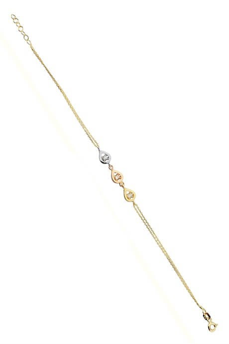 Bracelet goutte en or massif | 14K (585) | 2,47 grammes