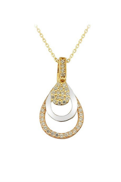 Solid Gold Drop Necklace | 14K (585) | 2.22 gr