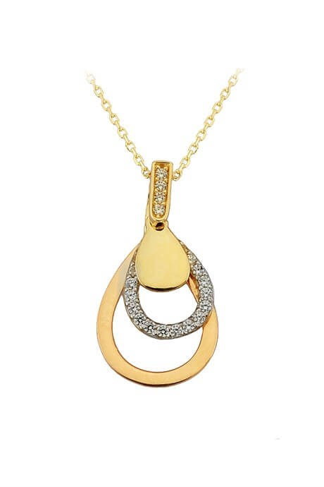 Solid Gold Drop Necklace | 14K (585) | 2.25 gr