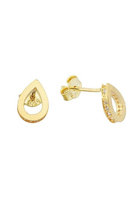 Solid Gold Drop Earring | 14K (585) | 1.26 gr