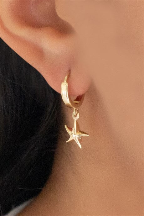 Solid Gold Starfish Earring | 14K (585) | 1.82 gr