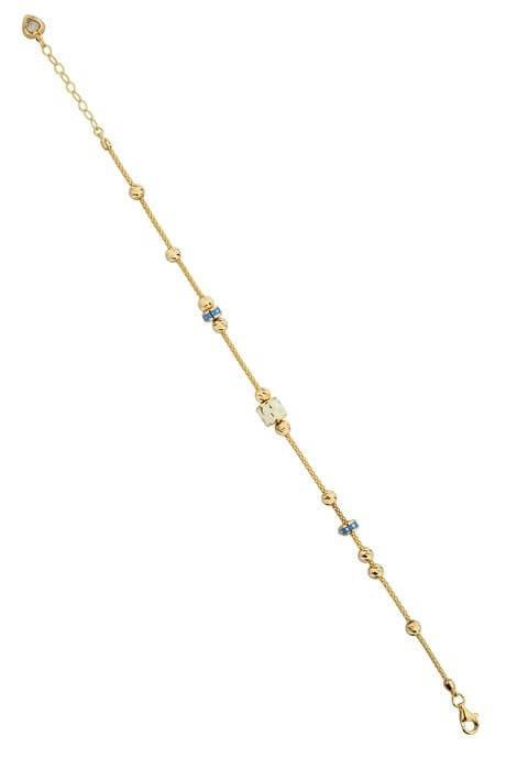 Bracelet en perles Dorica en or massif | 14K (585) | 4,33 grammes