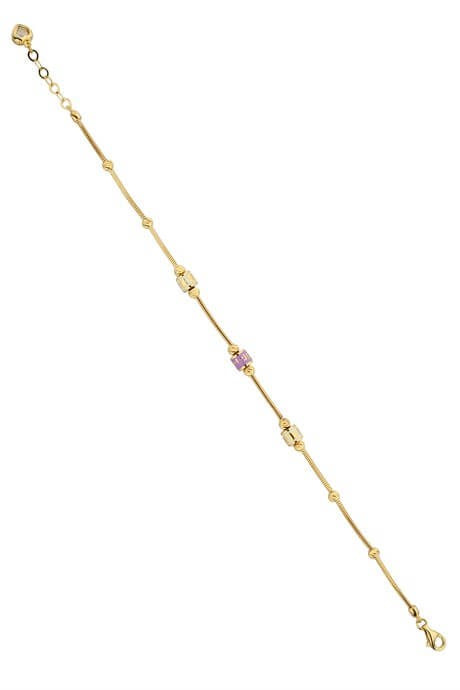 Pulsera de cuentas Dorica de oro macizo | 14K (585) | 4,20 gramos