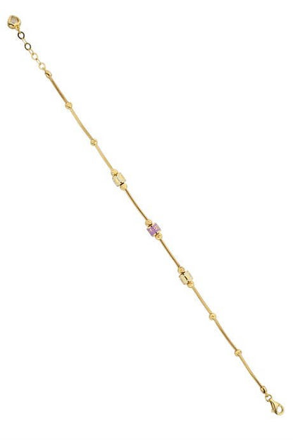 Solid Gold Dorica Beaded Bracelet | 14K (585) | 4.20 gr